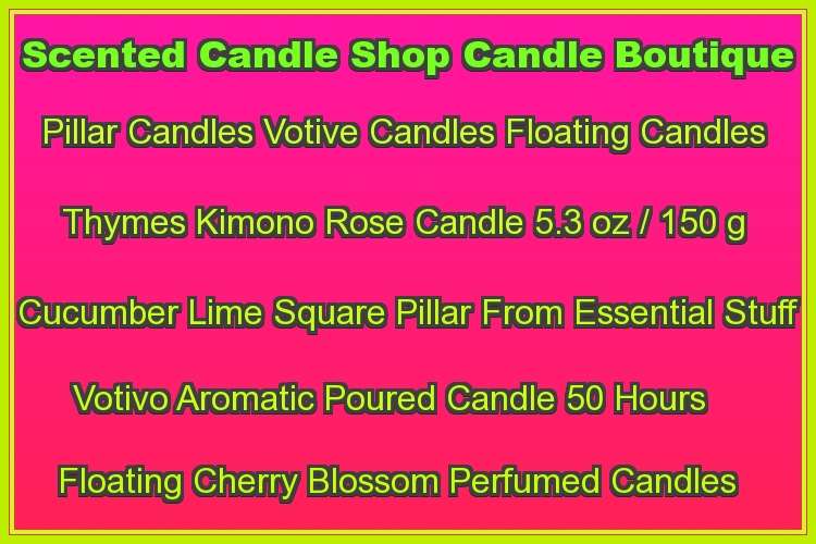 scented candle shop